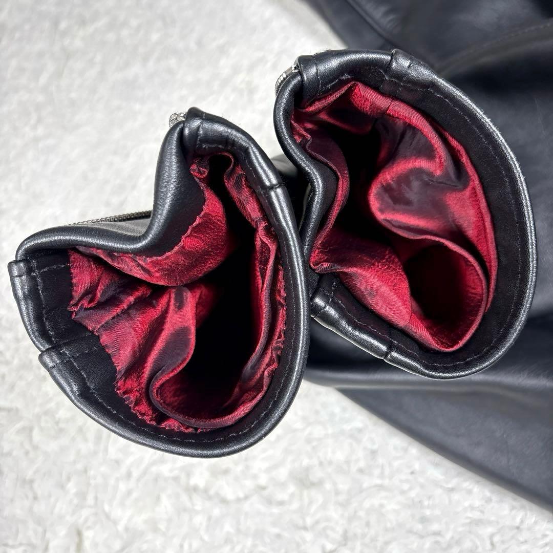 ✨美品・641XX✨ショット　シングル　ライダースジャケット　ブラック　7009