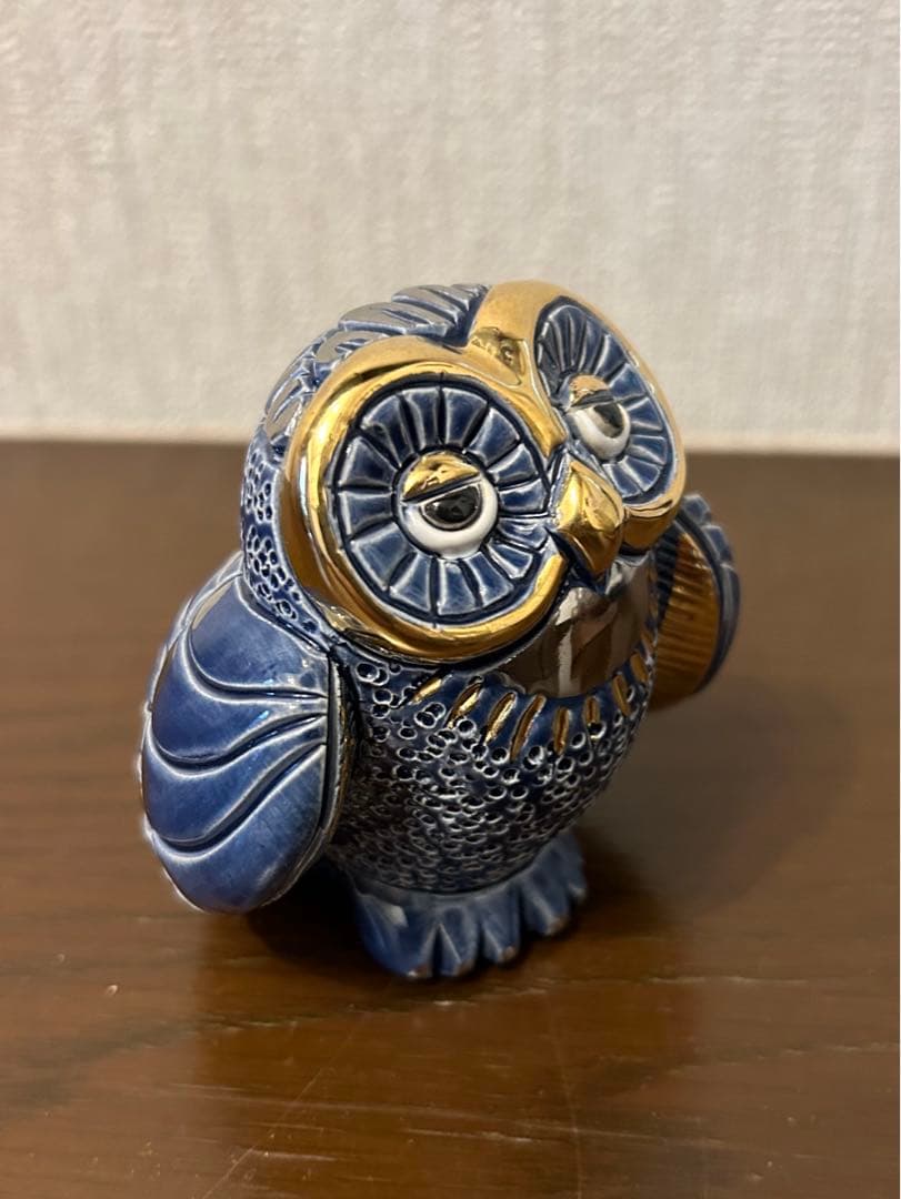 アーテサニア・リンコナダ ウルグアイ フクロウ置物 インテリア 刻銘あり