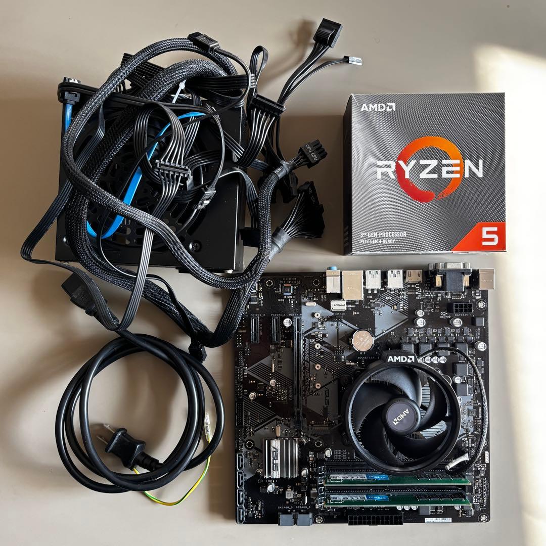 ASUS PRIME B450M-A マザーボード（Ryzen 5 3600付)