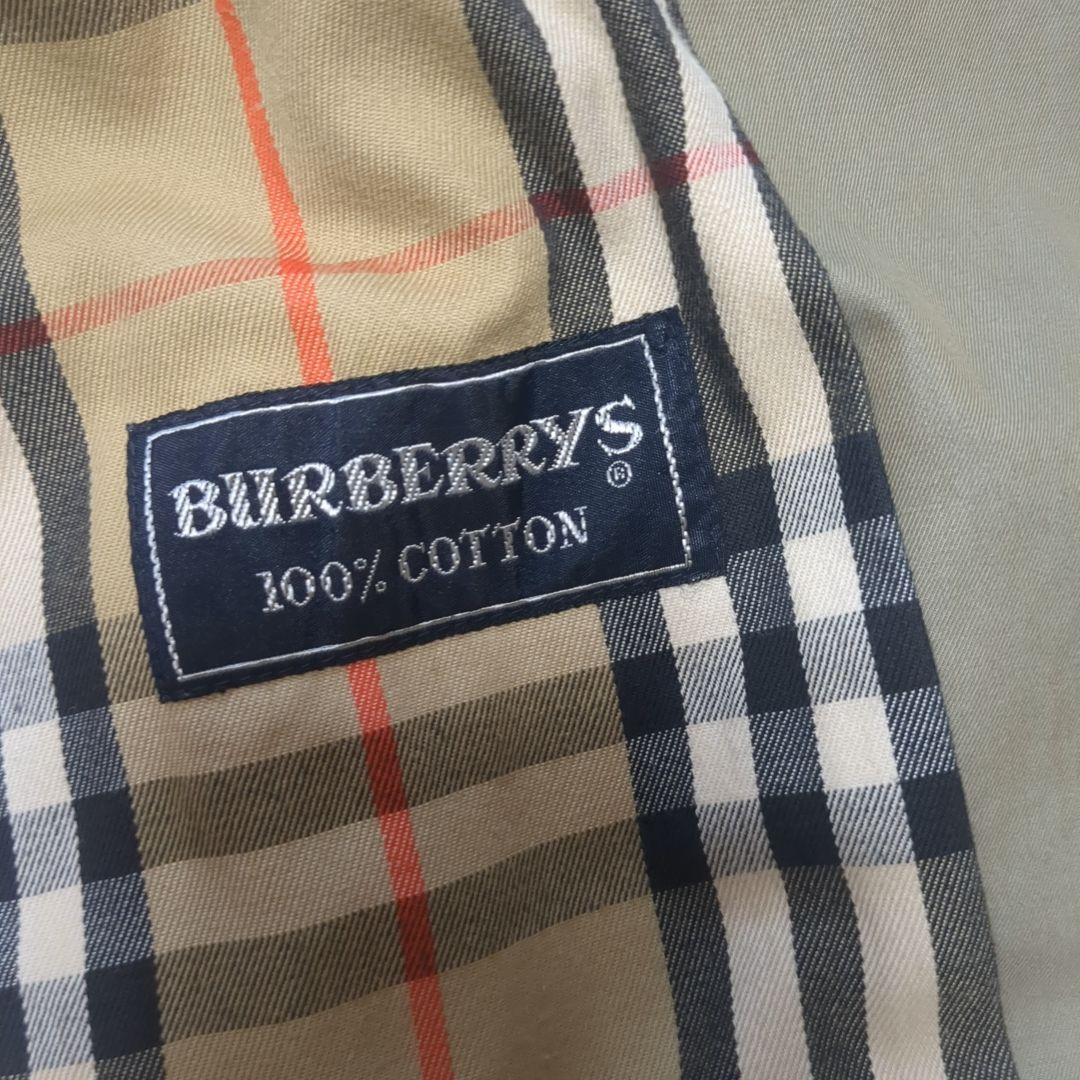 【美品】バーバリー　マキシ丈　ノバチェック　トレンチコート　メンズ