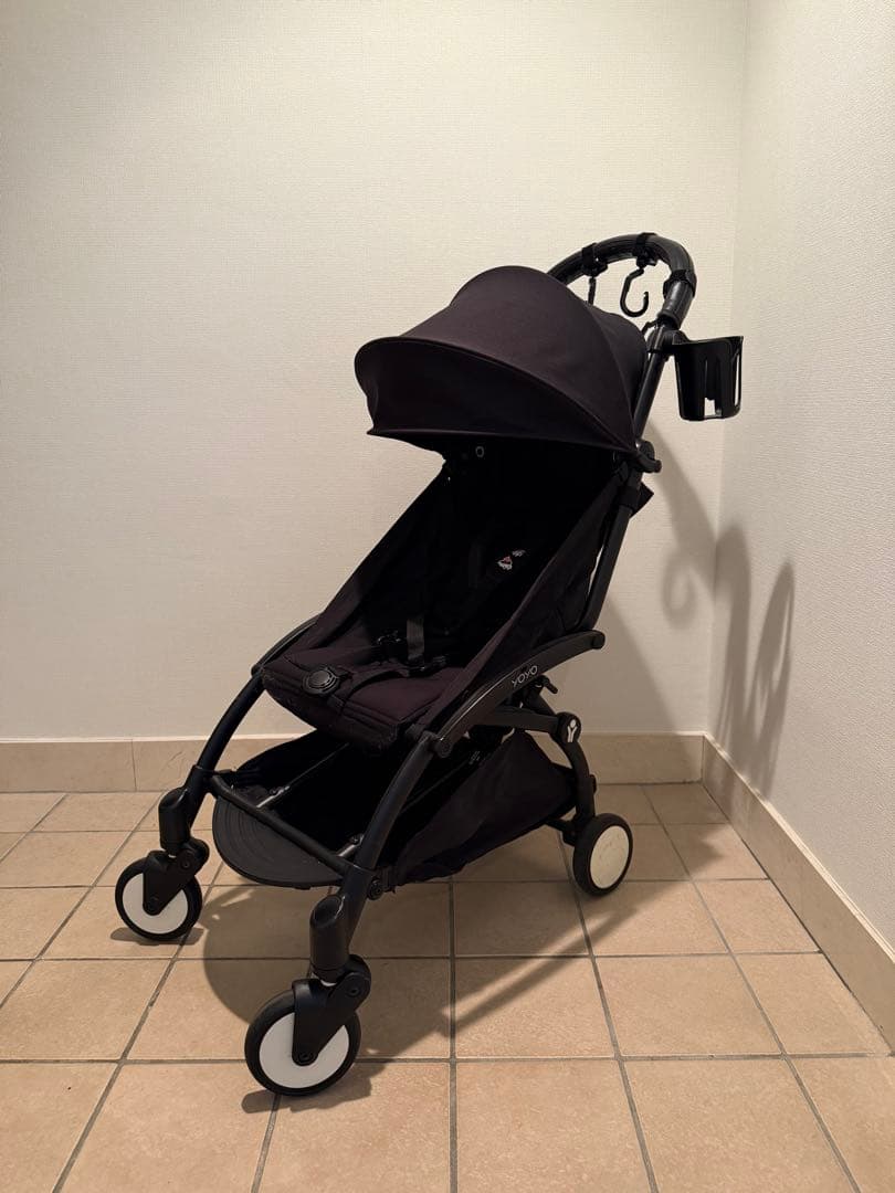 yo yo 6+ コンパクト ベビーカー ブラック