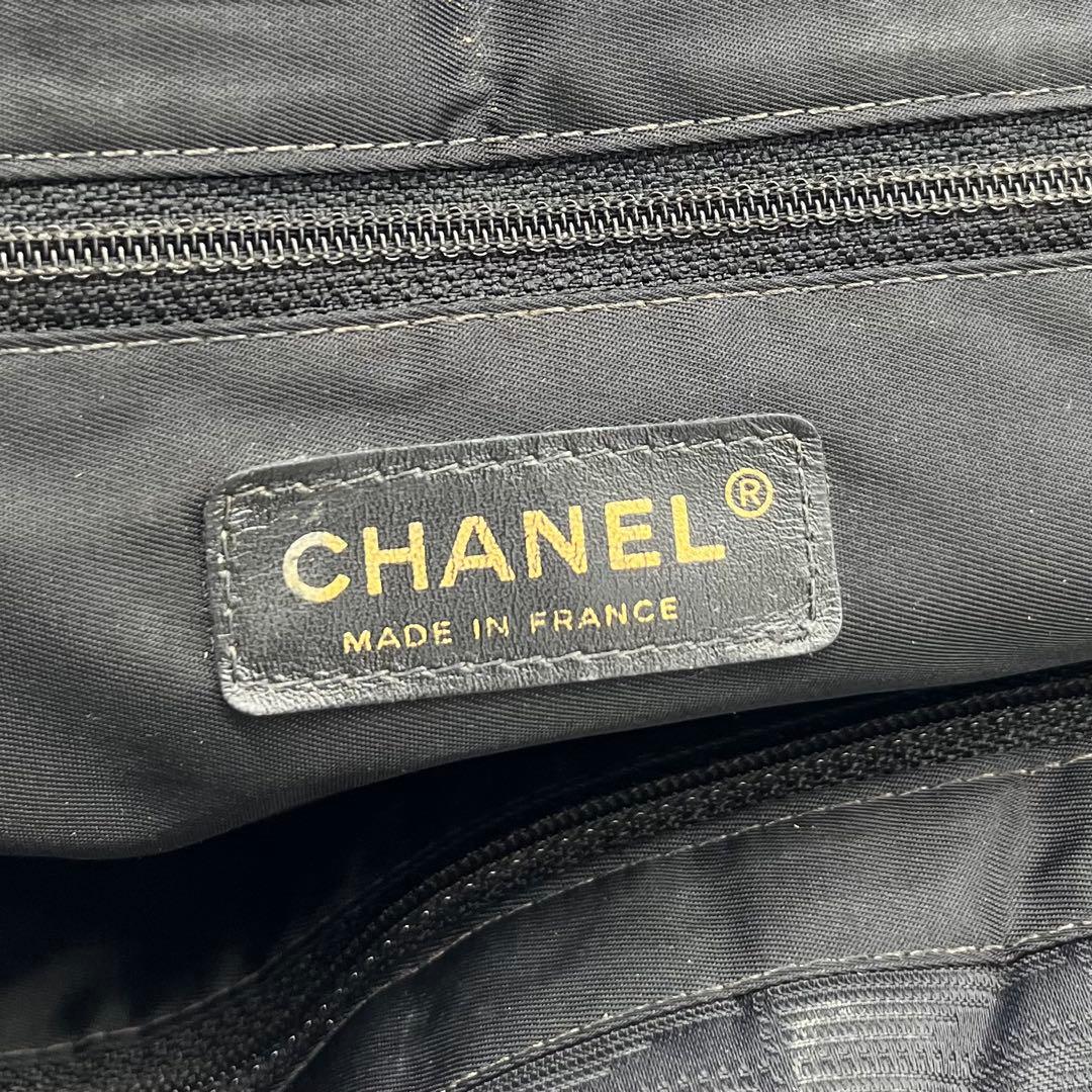 CHANEL シャネル ニュートラベルライン MM ナイロントート ブラック