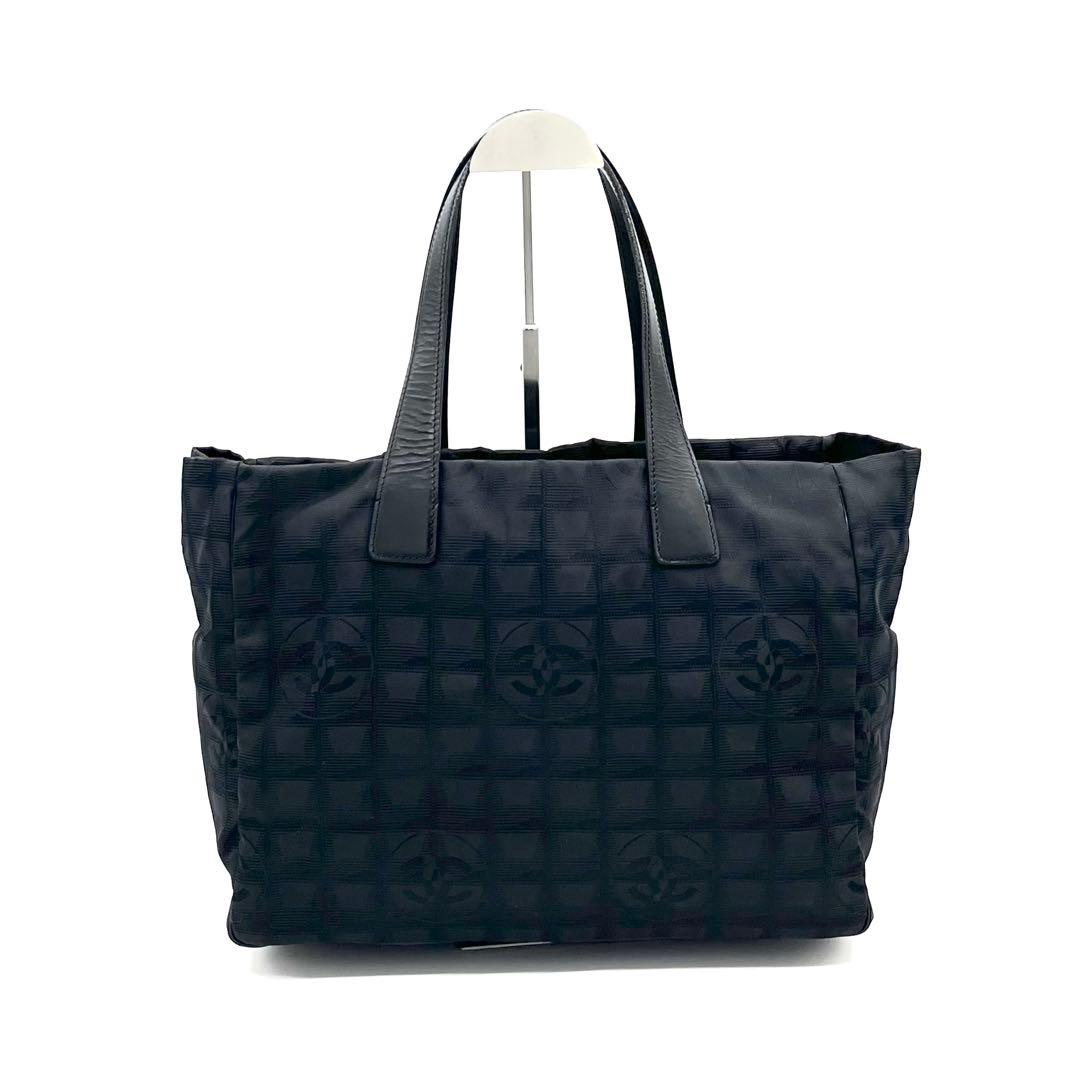 CHANEL シャネル ニュートラベルライン MM ナイロントート ブラック