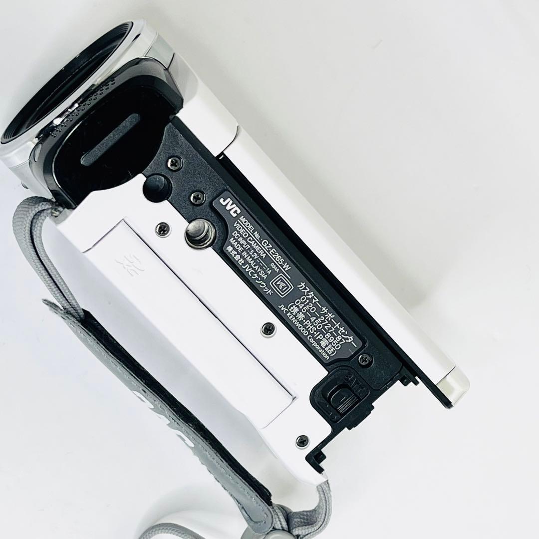 【美品】JVC Everio GZ-E265 ホワイトビデオカメラ
