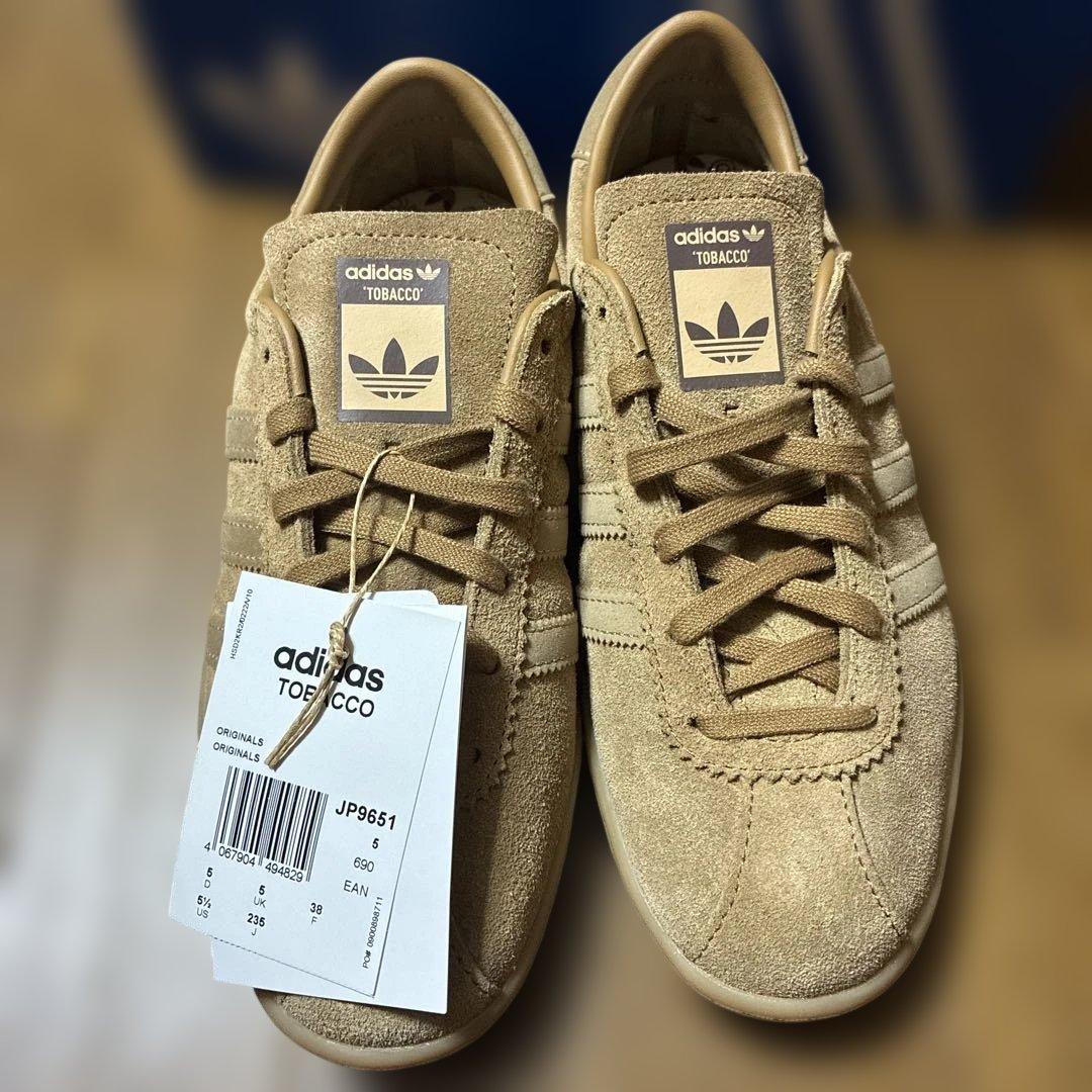 最終値下げ価格 adidas Tobacco スニーカー ベージュ23.5cm