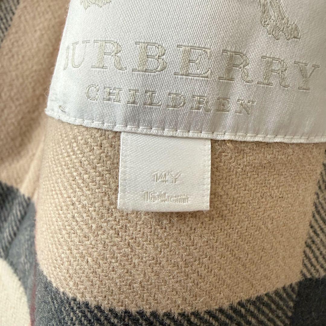 BURBERRY CHILDREN ダッフルコート ギガチェック 裏地総柄14Y