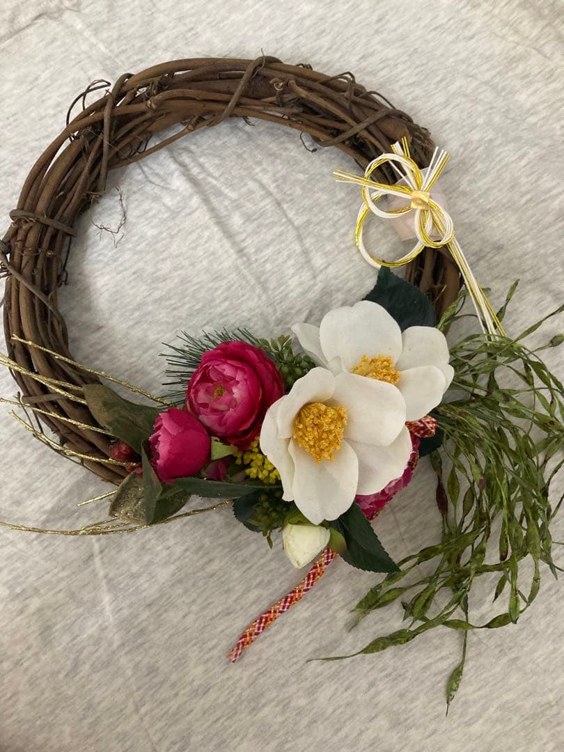 【送料込み】お正月かざり、リース（大）