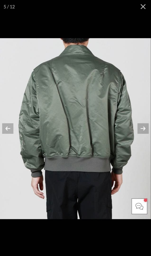 HYKE TYPE CWU-45/P JACKET オリーブ サイズ5