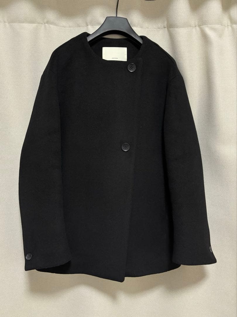 ジャケット・アウター OHOTORO Aries Wool Coat Black