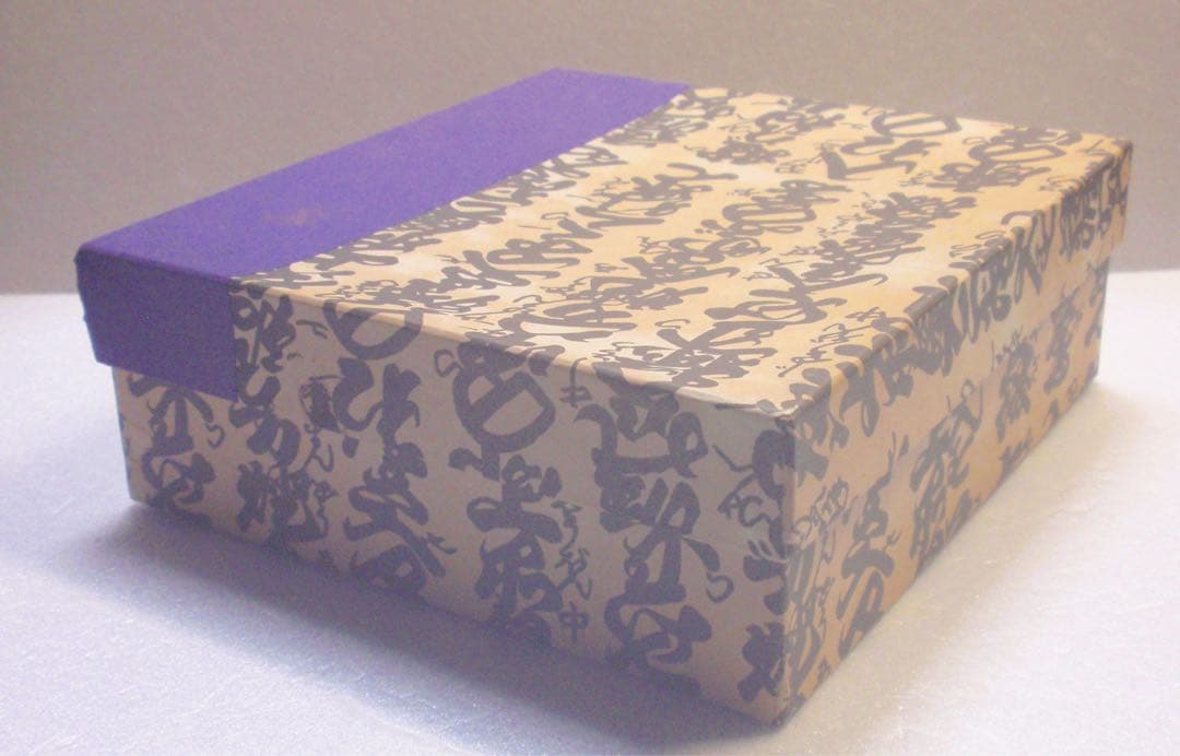 茶道具・菓子器　箕　一閑張　一閑塗　竹和紙製　紅白一組