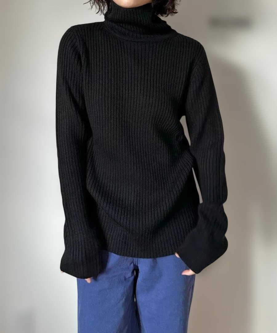 ok.soon （オクスン）turtle neck rib knit　サイズ２