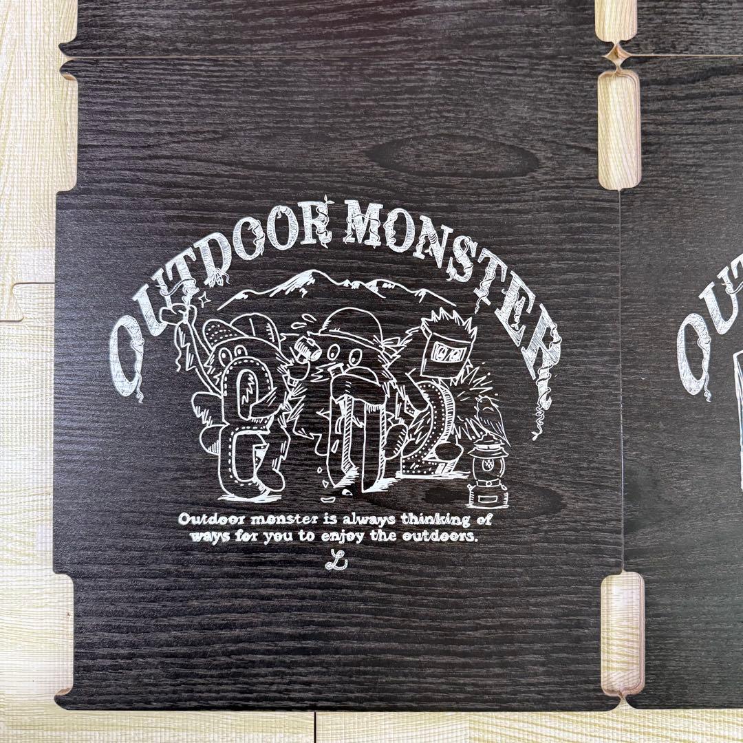 フィールドラック天板ハーフユニット4枚セット　アウトドアモンスター