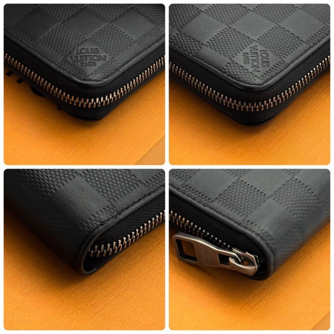 【最高級美品】ルイヴィトン ダミエ アンフィニ ジッピーウォレットヴェルティカル