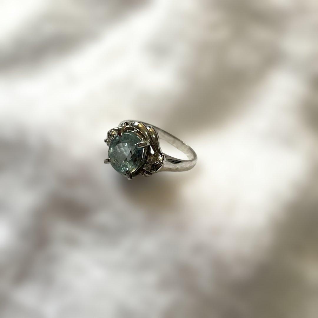 専用！プラチナリング　Aq-1.75 D-0.06 CT