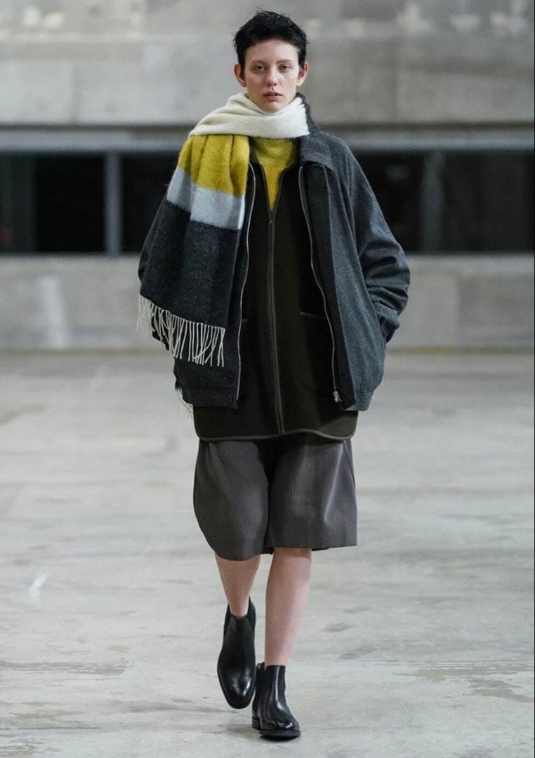 [美品]stein/シュタイン/モヘヤマフラー/2023AW