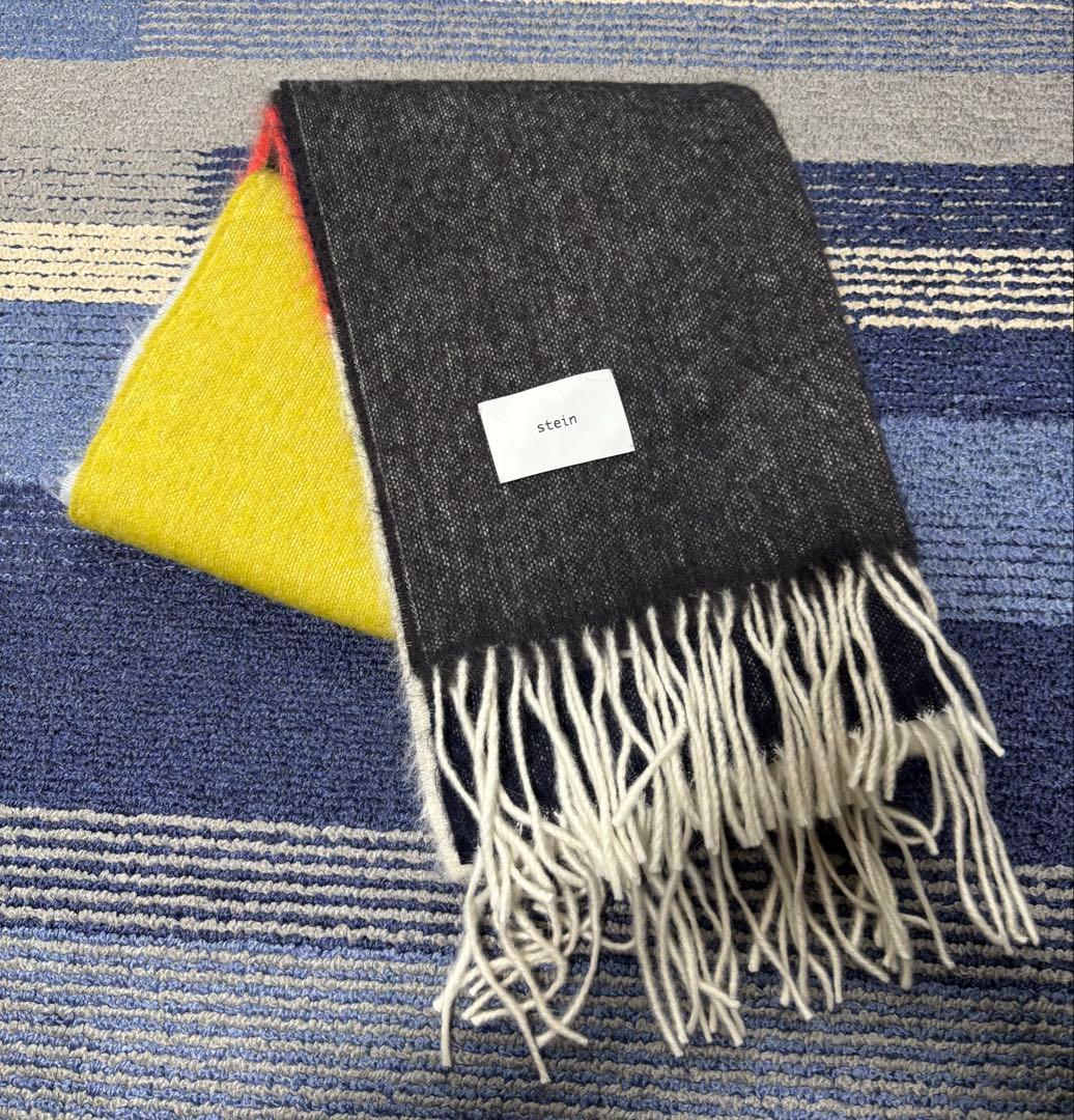 [美品]stein/シュタイン/モヘヤマフラー/2023AW