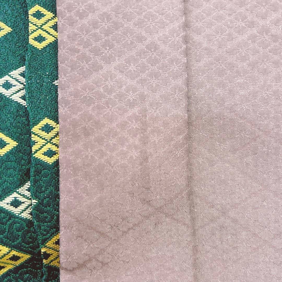 七五三5歳男の子　羽織袴セット　袴3種類付き　白