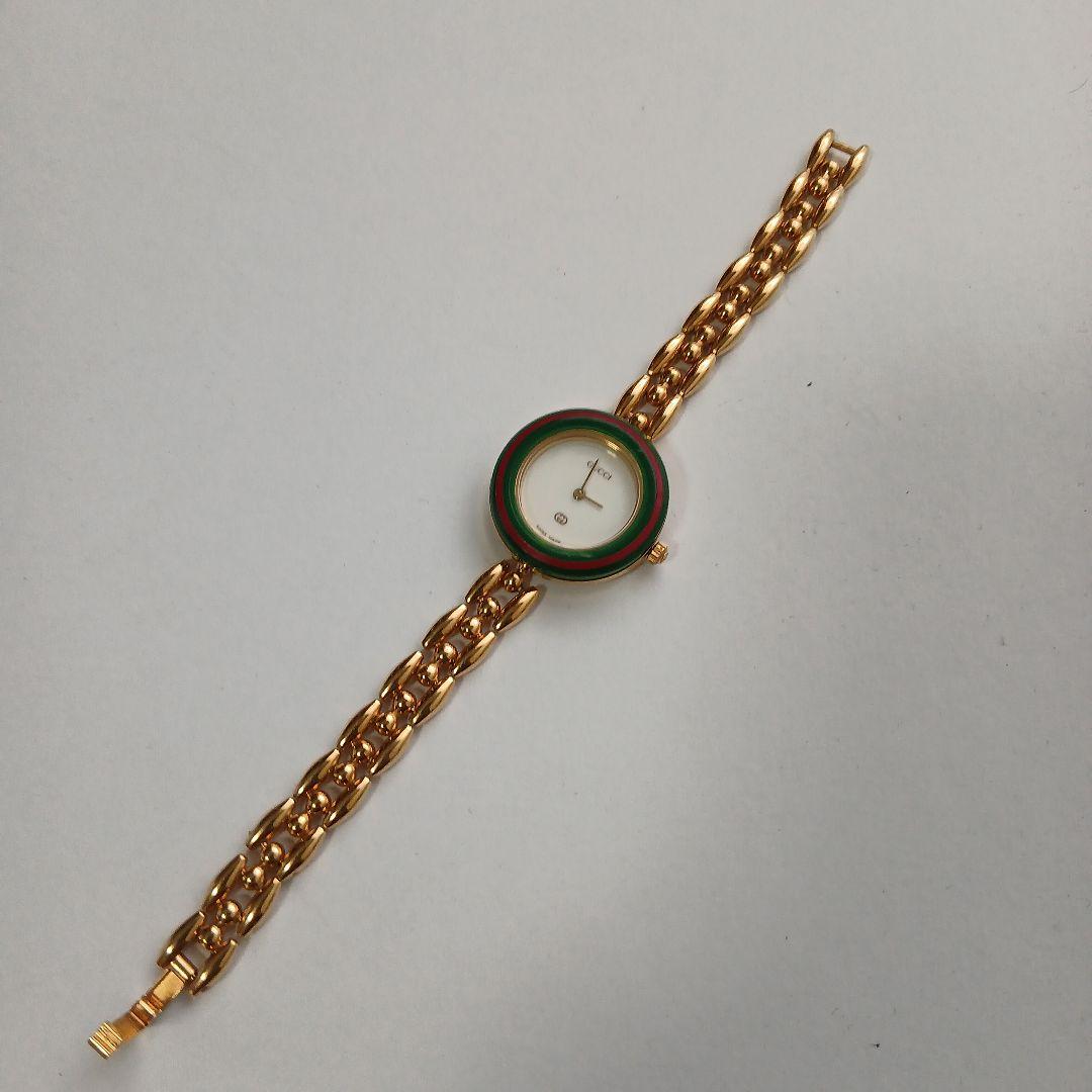 美品 GUCCI 腕時計　11/12　チェンジベゼル　7色　動作ok　リング