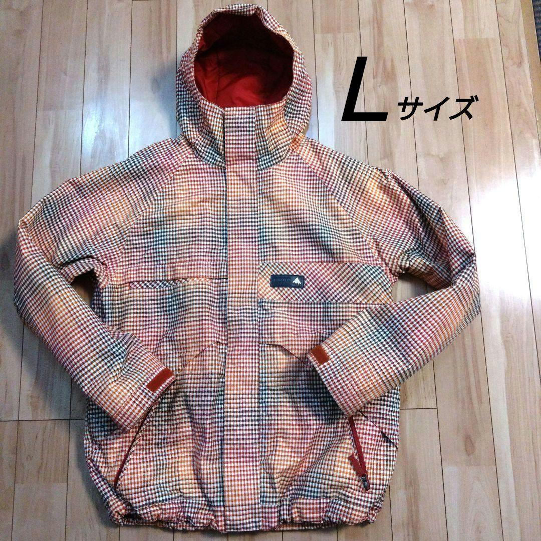 BURTON バートン スノーボードウェア(上) チェック柄 サイズＬ