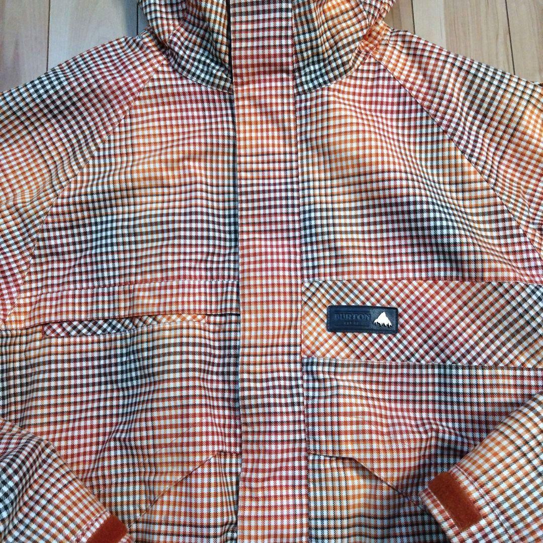 BURTON バートン スノーボードウェア(上) チェック柄 サイズＬ