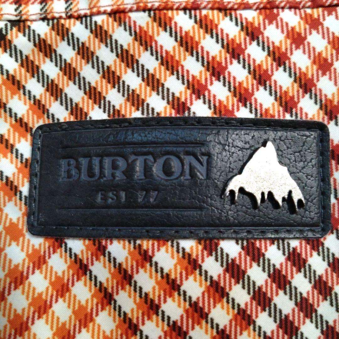 BURTON バートン スノーボードウェア(上) チェック柄 サイズＬ