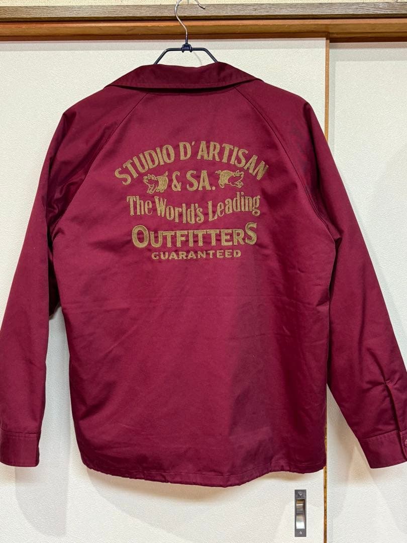 ステゥディオダルチザン スタジオダルチザン コーチジャケット ボア