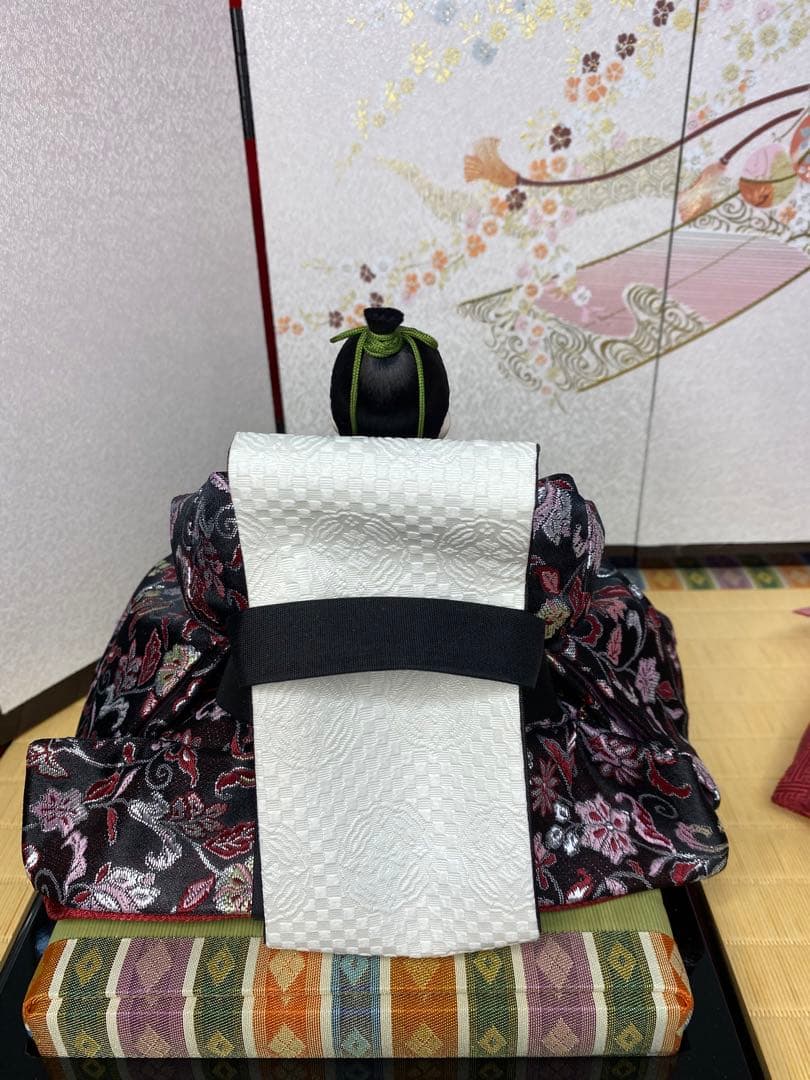 東京久月　雛人形　親王飾り収納セット・サイズ間口約６３×奥行約３９×高さ約５８㎝