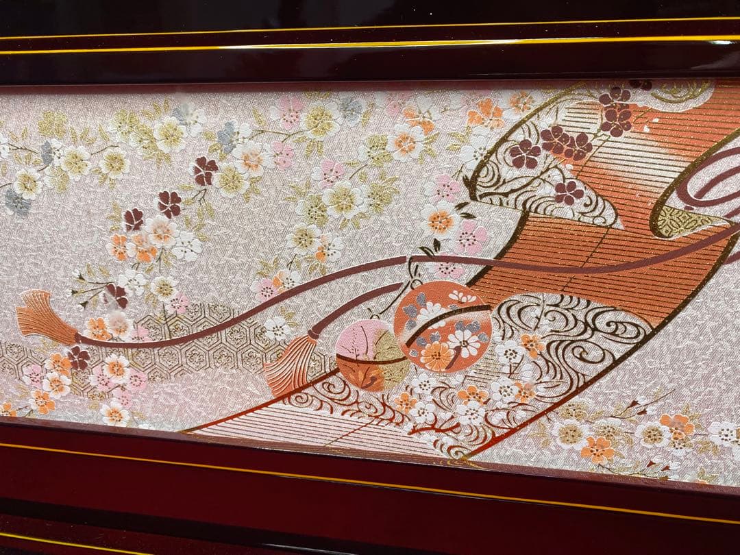 東京久月　雛人形　親王飾り収納セット・サイズ間口約６３×奥行約３９×高さ約５８㎝