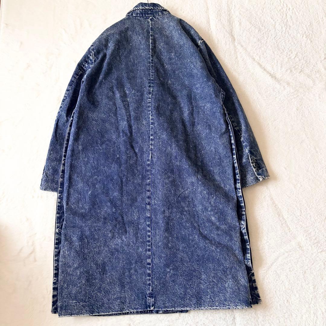 6259 美品✨ メゾンスペシャル ケミカルオーバーダイデニムドレスダブルコート