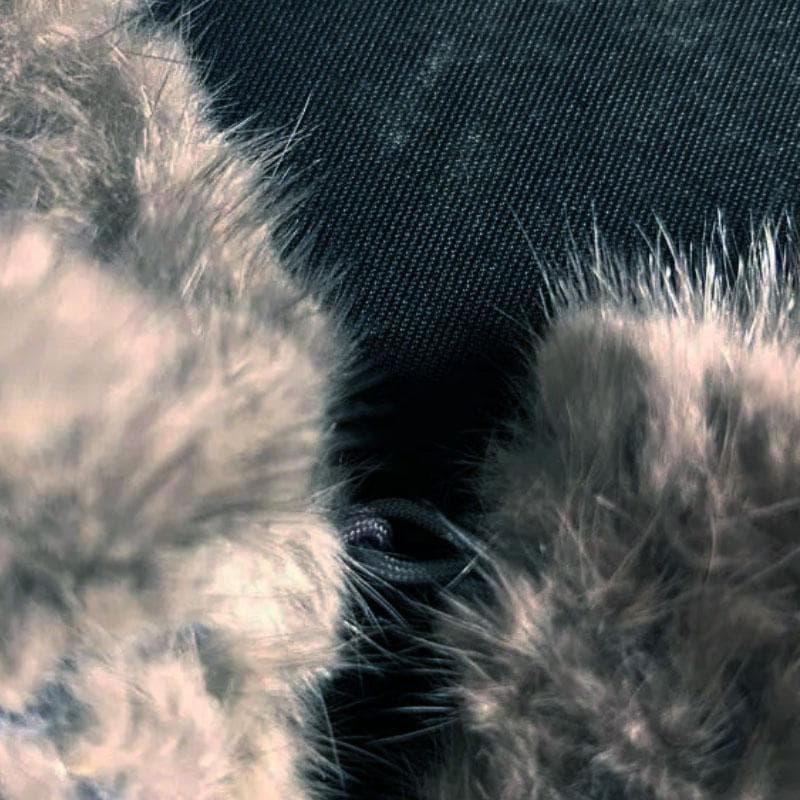 新品 MASABARDO ミンク ポンチョ ケープ 毛皮 ポンポン タグ付グレー