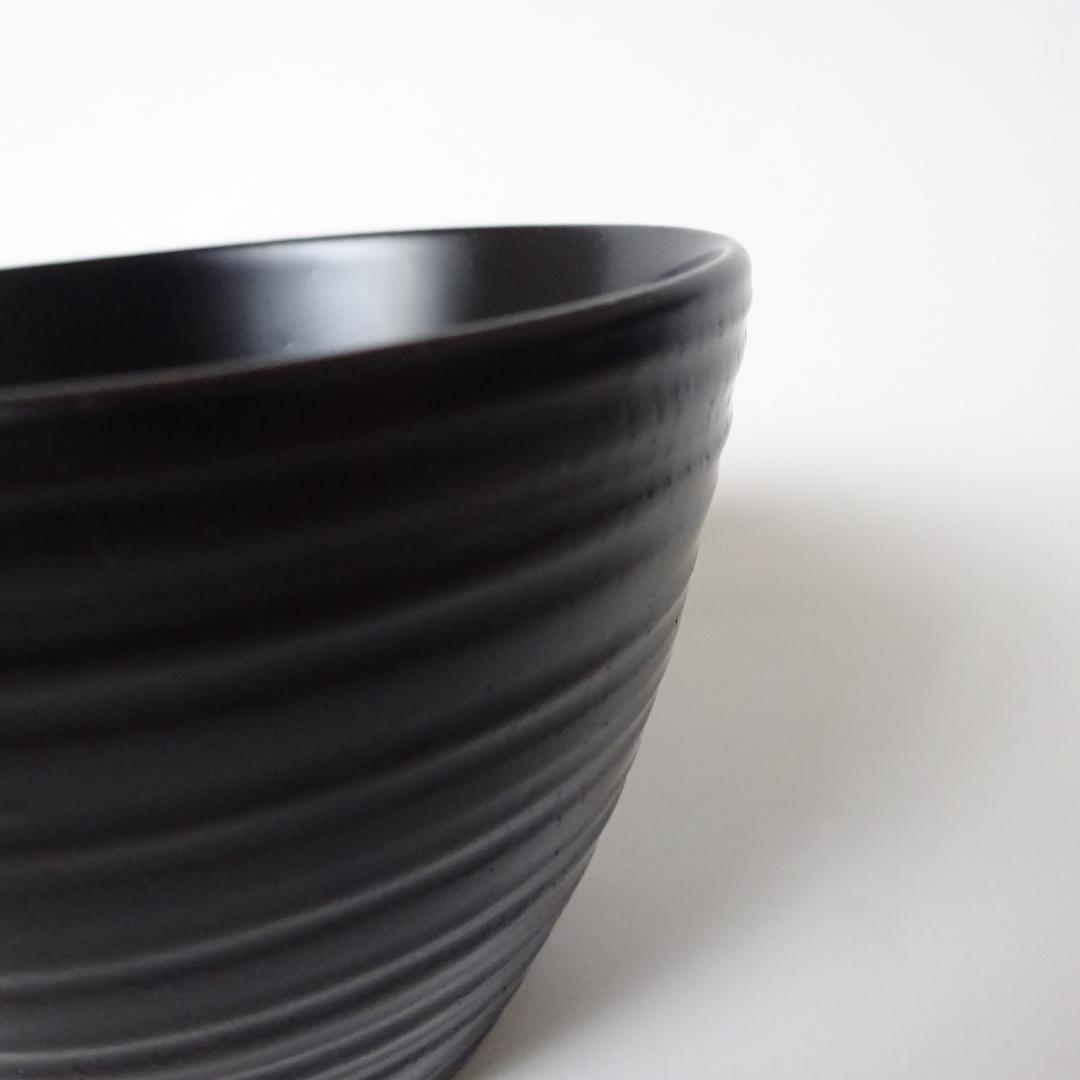 木曽漆器　伊藤寛司商店　デザートカップ　総黒塗（筋入）　2個