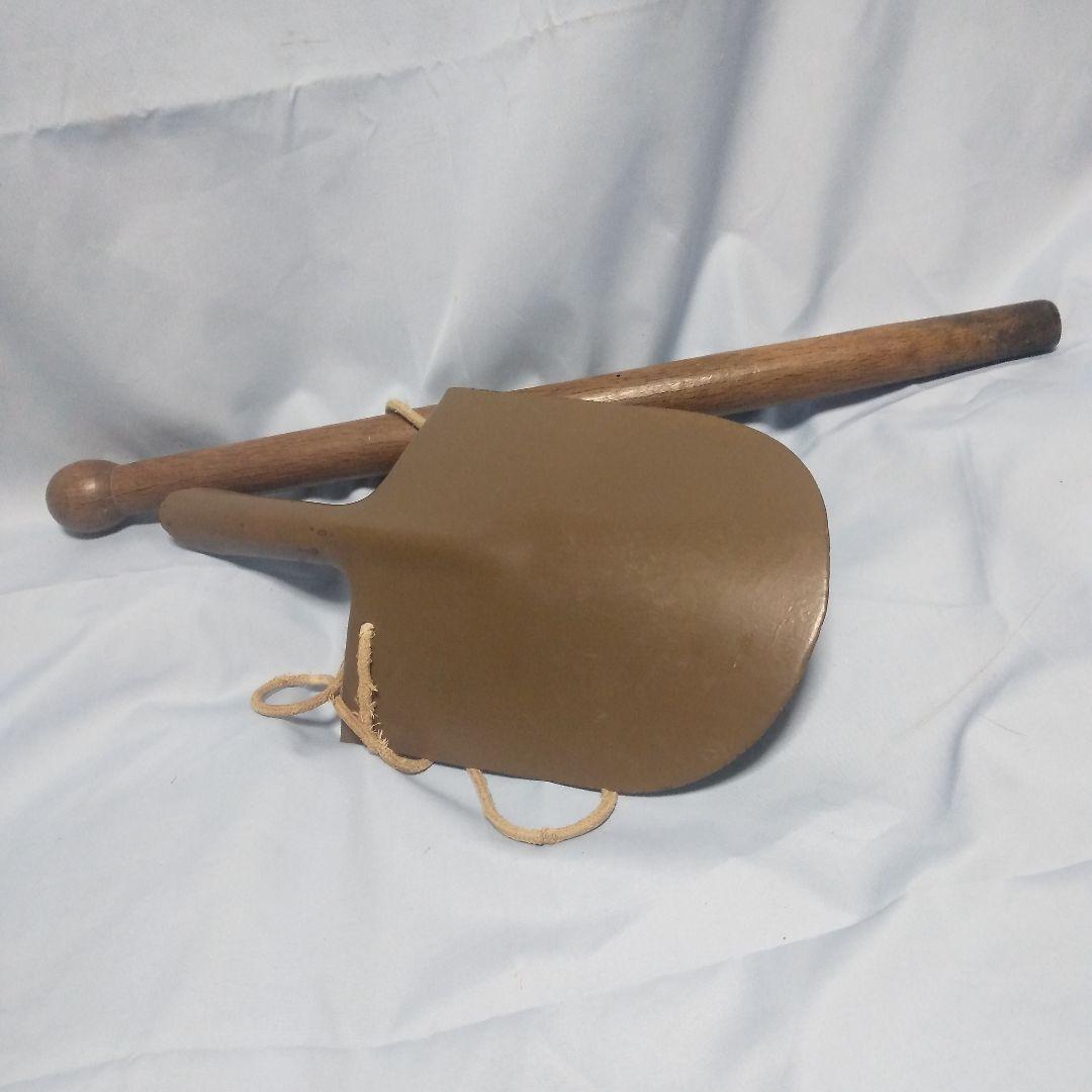 日本陸軍歩兵用小円匙（実物)