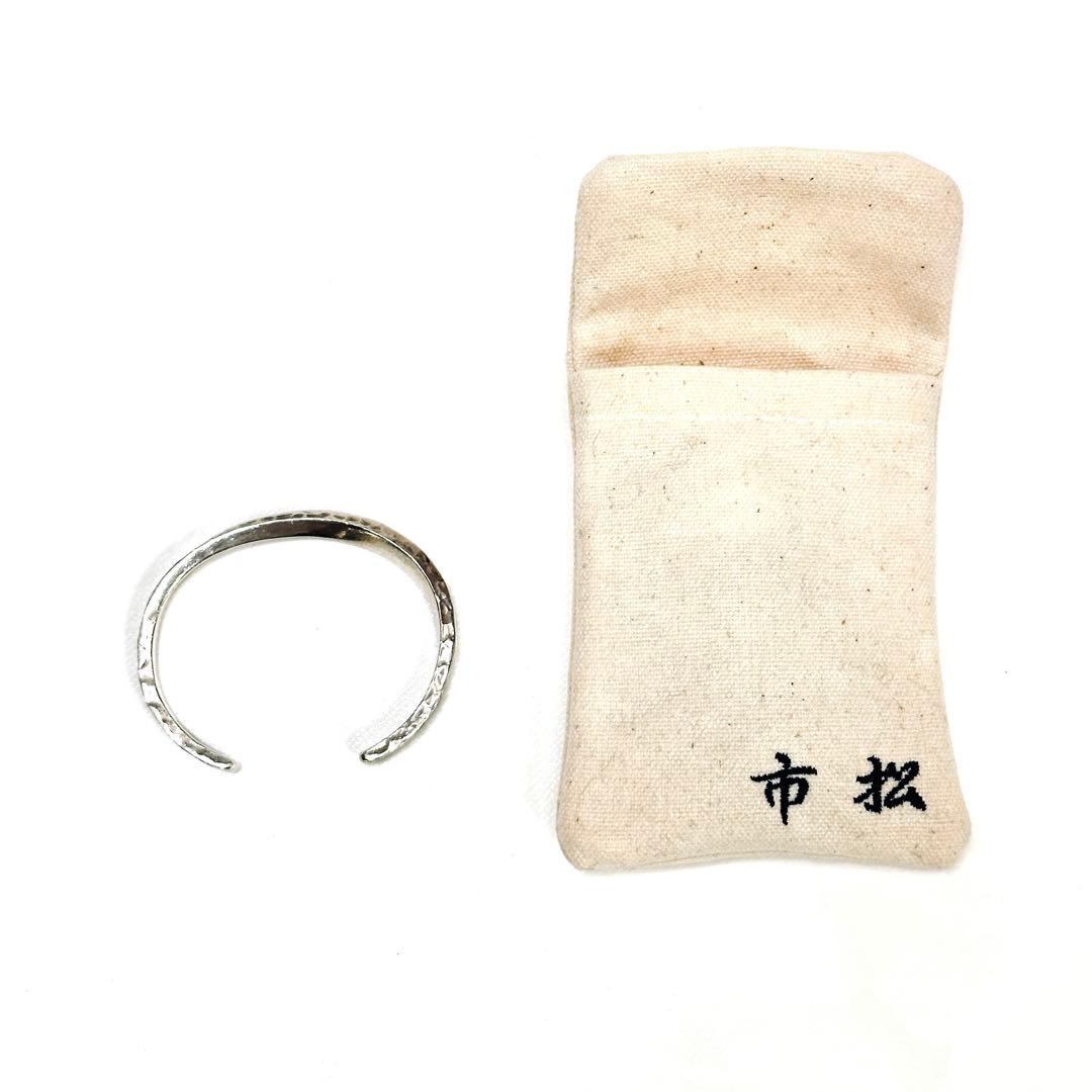 市松 スパイラル バングル シルバー Belluria ベルーリア