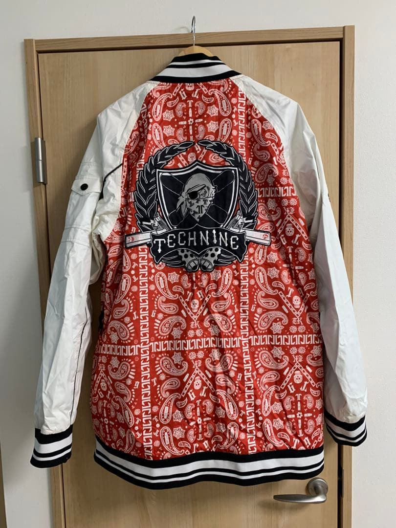 TECHNINE バンダナ柄 スタジャン スノーボードウェア XL