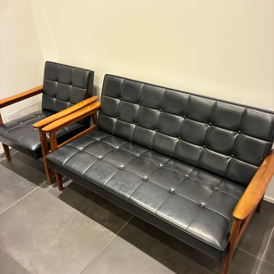 カリモク60 Kチェアセット！ブラック