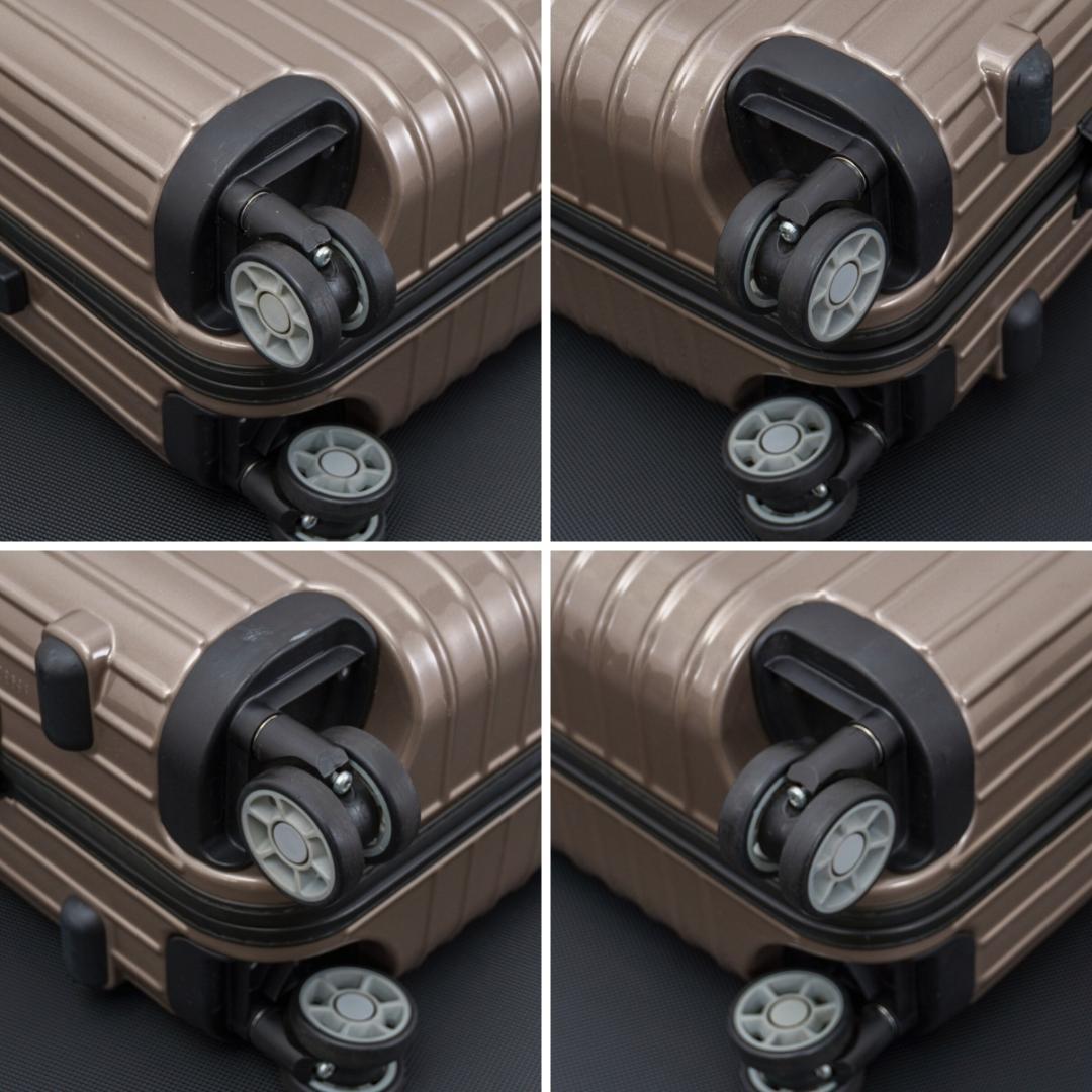 極美品 リモワ サルサ 35L 機内持ち込み 4輪 TSAロック プロセコ