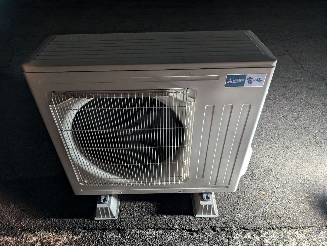 ※室外機のみ 23畳エアコン 三菱電機2019年製 MSZ-ZXV7119S-W