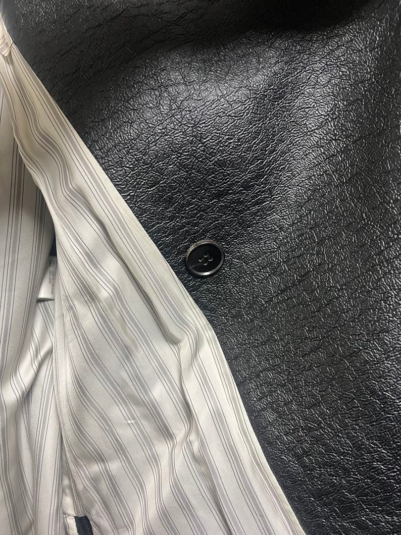 DRESSEDUNDRESSED / サイドジップ / フェイクレザーコート