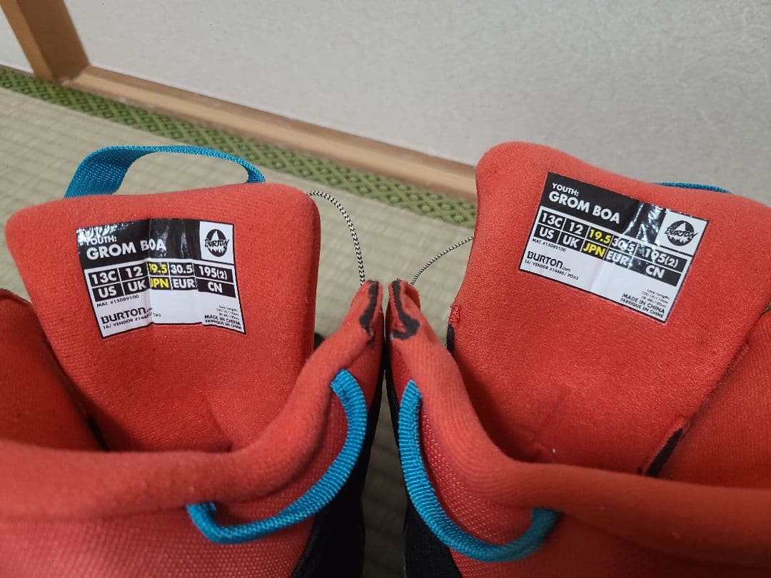 BURTON（バートン）　ジュニア・キッズ用　スノーボードセット