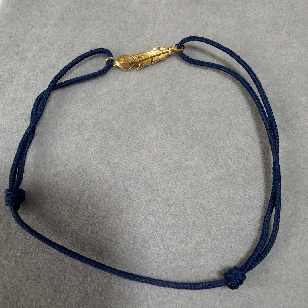 SYMPATHY OF SOUL K18 羽コードブレスレット