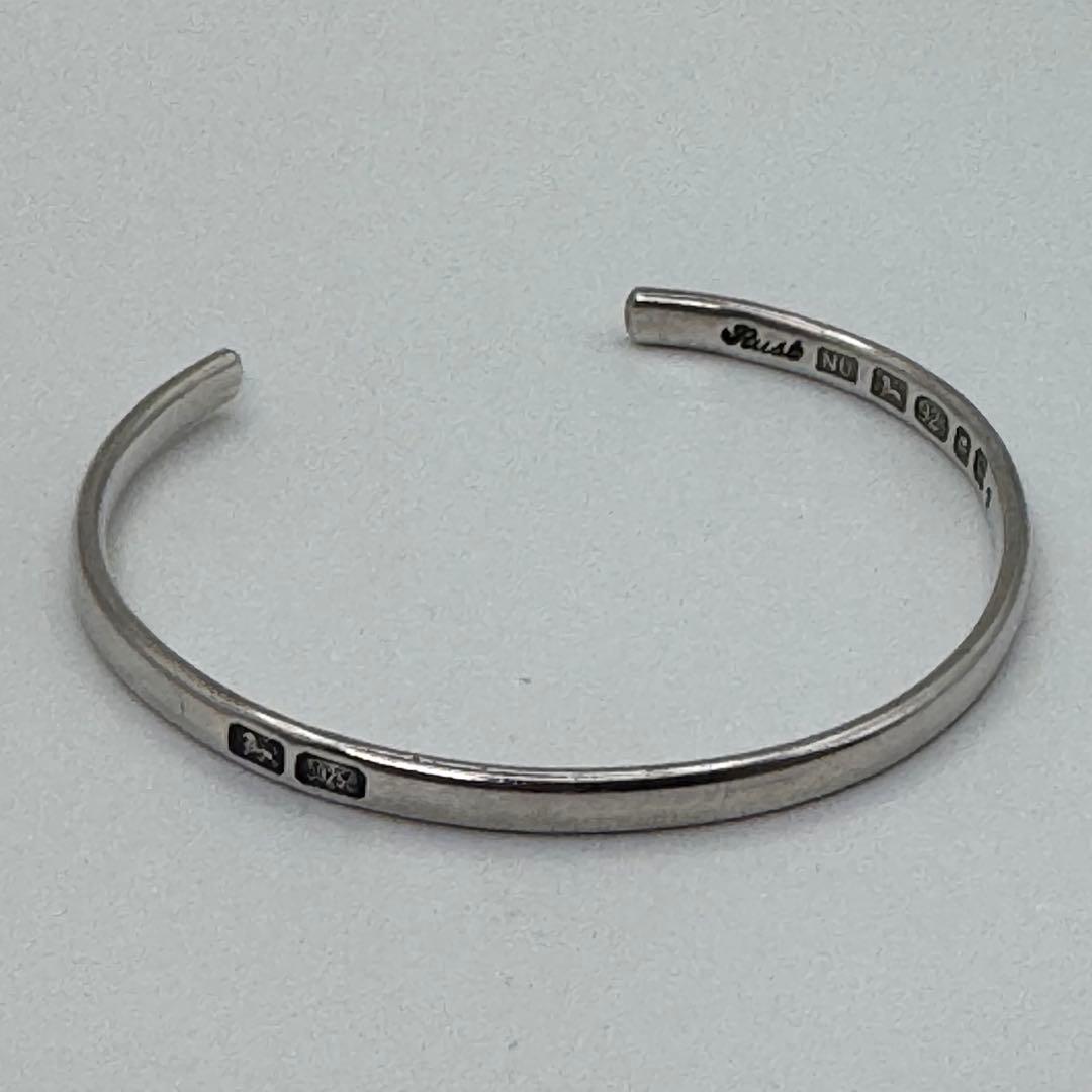 Rust made in England シルバーバングル