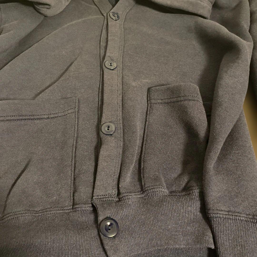 JERZEES スウェットカーディガン　ネイビー　USA製 ジャージーズ　紺