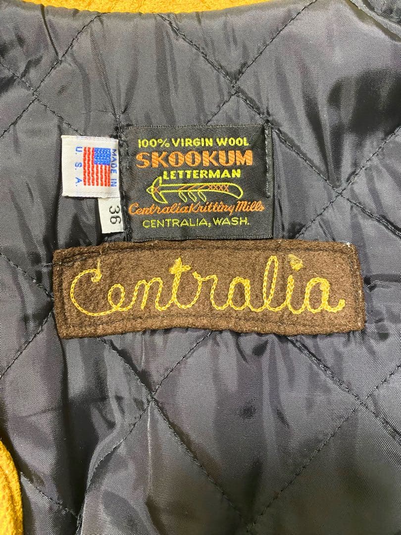 SKOOKUM スクーカム アメリカ USA製 ウール マスタード イエロー