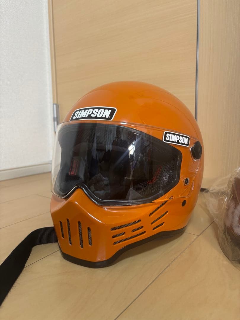SIMPSON M30 58cm ミラーシールド　シンプソン　ヘルメット