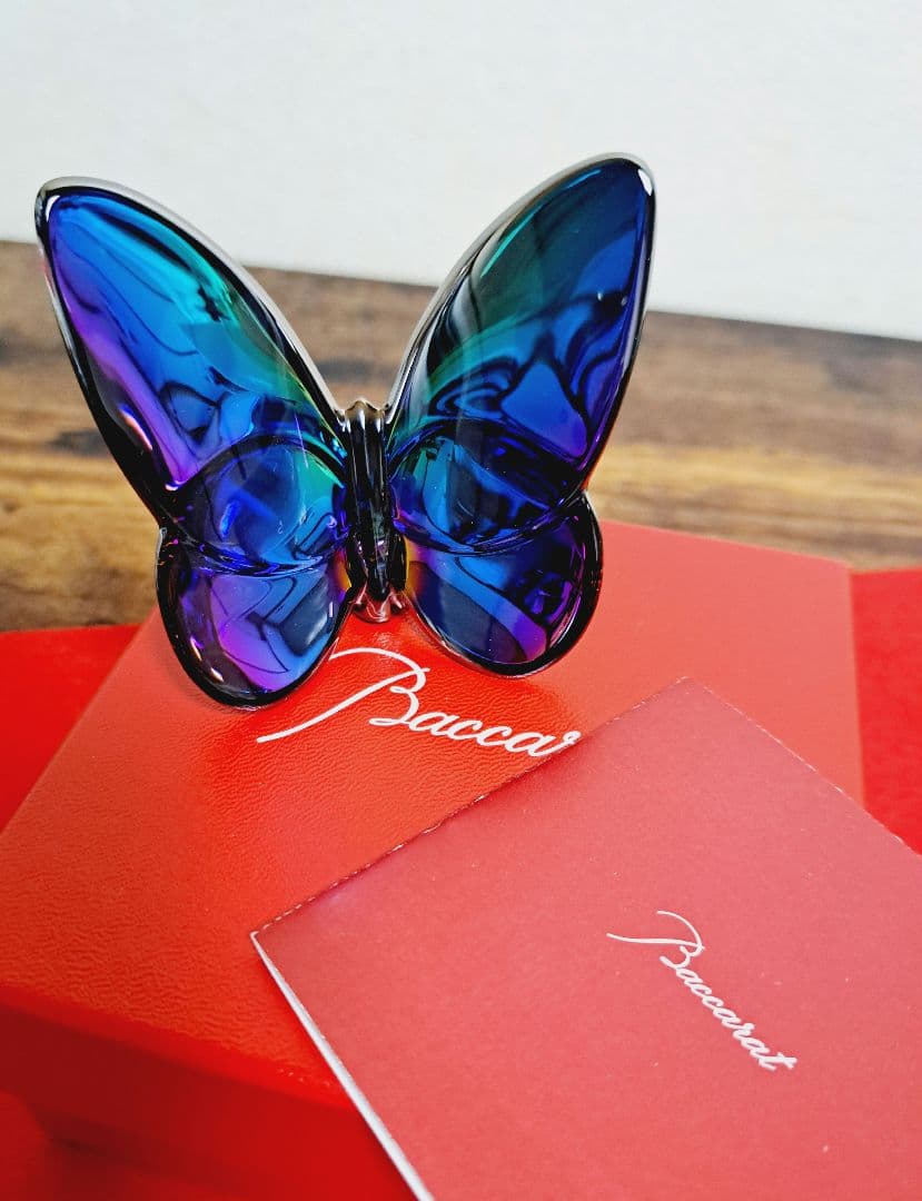 バカラ ラッキー バタフライ スカラベブルー