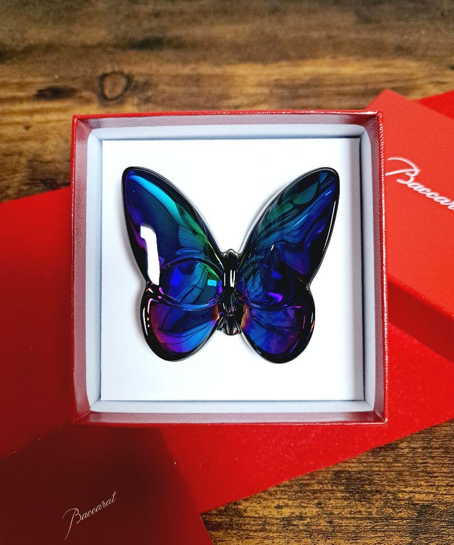 バカラ ラッキー バタフライ スカラベブルー