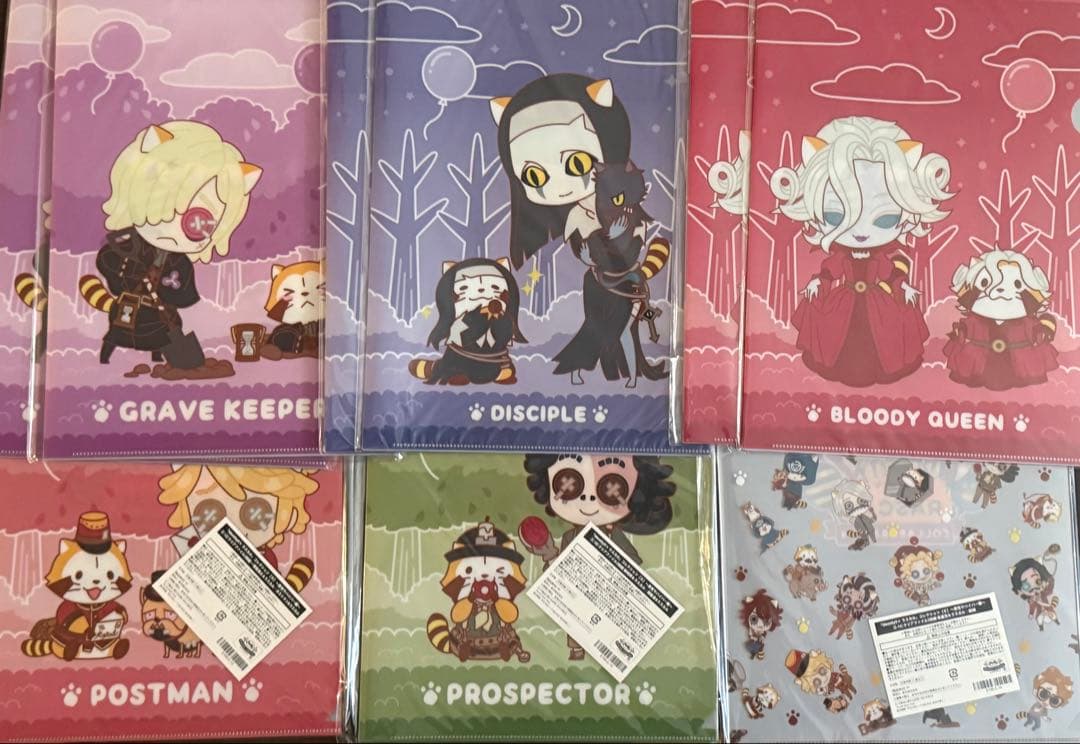 d*7様 第五人格　ラスカル　夏祭り　クリアファイル　セット