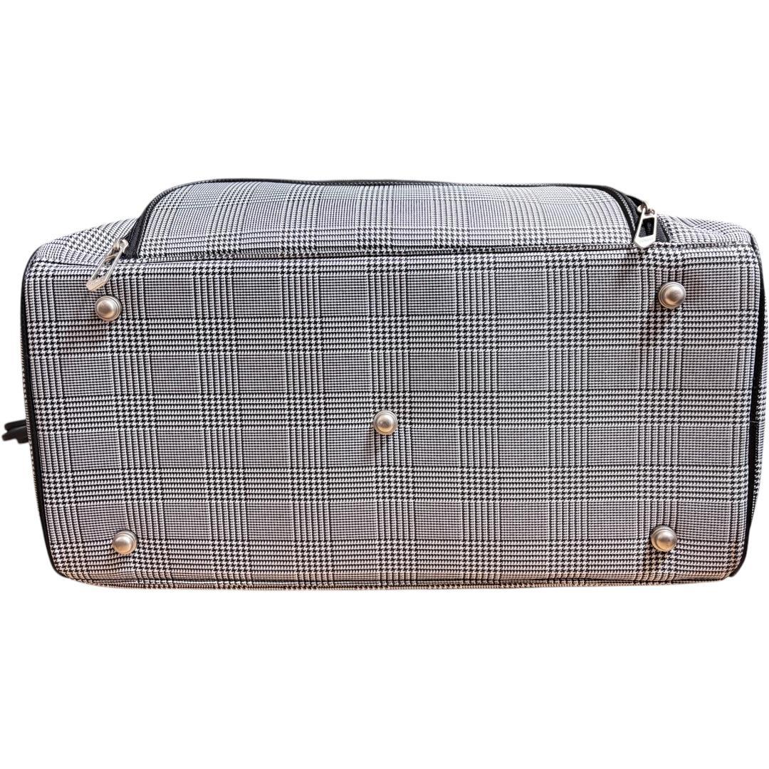 【新品未使用】XXIO ボストンバッグ｜千鳥格子柄｜シューズスペース付き