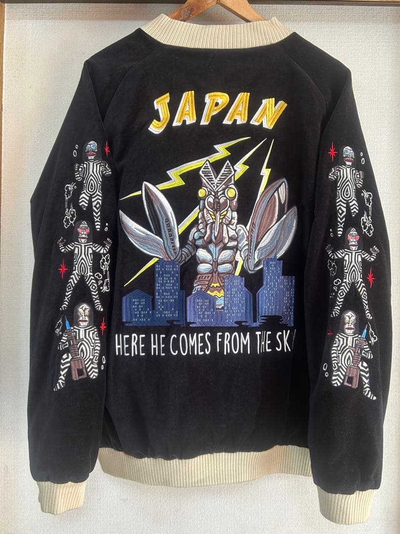 別珍　バルタン星人　ダダ　ゴモラ　スカジャン　ウルトラマンシリーズ　サイズXXL