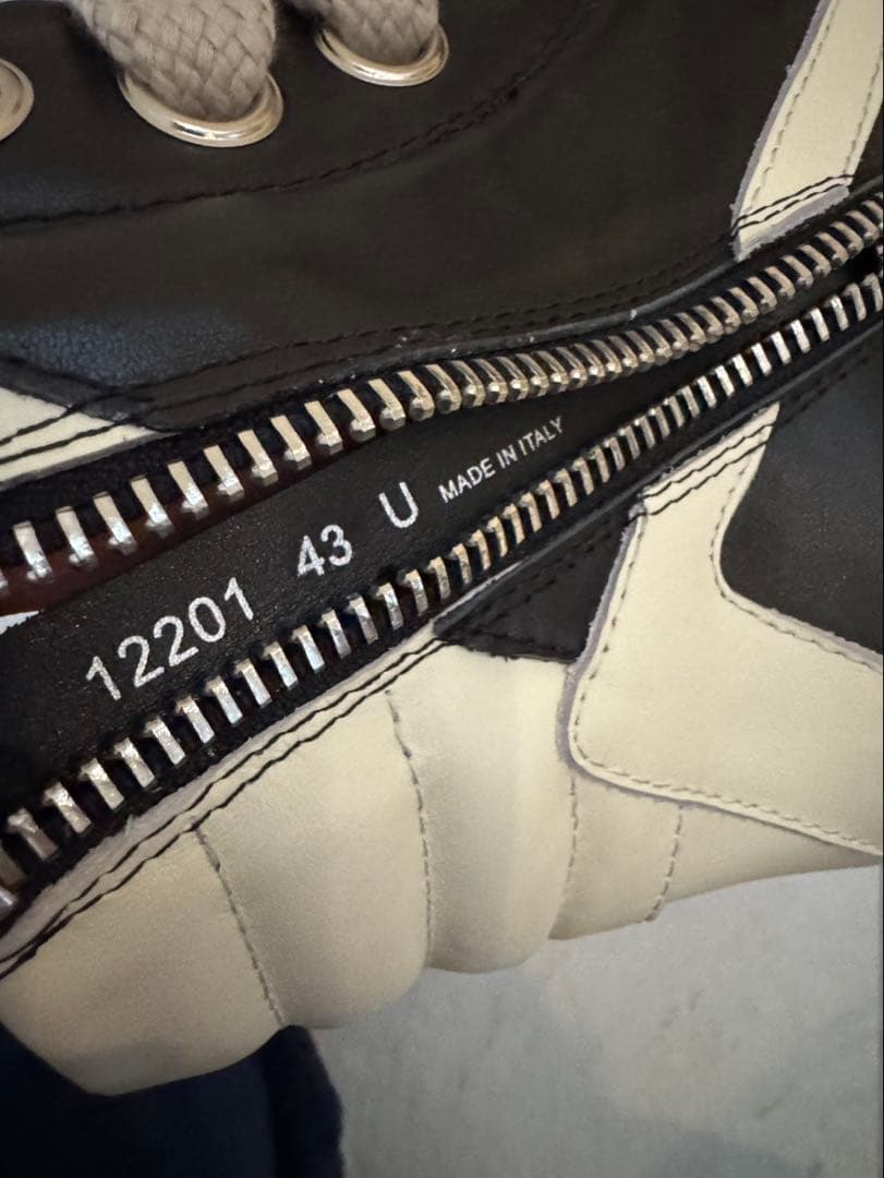 靴 Rickowens Jumbo laced Geobasket